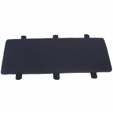 Moreton Dark Grey Fabric Bench Seat Pad